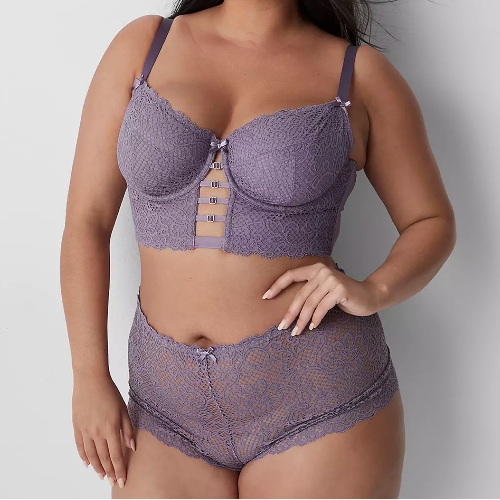 NWT Cacique Seriously Sexy Collection Unlined Curvy Balconette Size 40H